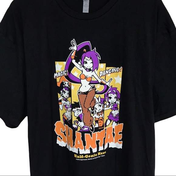 Shantae HGH Half Genie Hero Kickstarter Reward T Shirt XXL WayForward Game - Picture 5 of 6